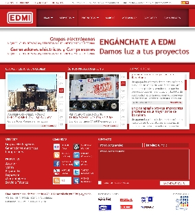 EDMI  Internacional de Maquinaria, estrena nueva página web.